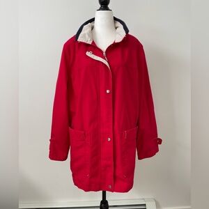 Vintage Nuage Red Fall/Spring Coat Jacket - Size Large